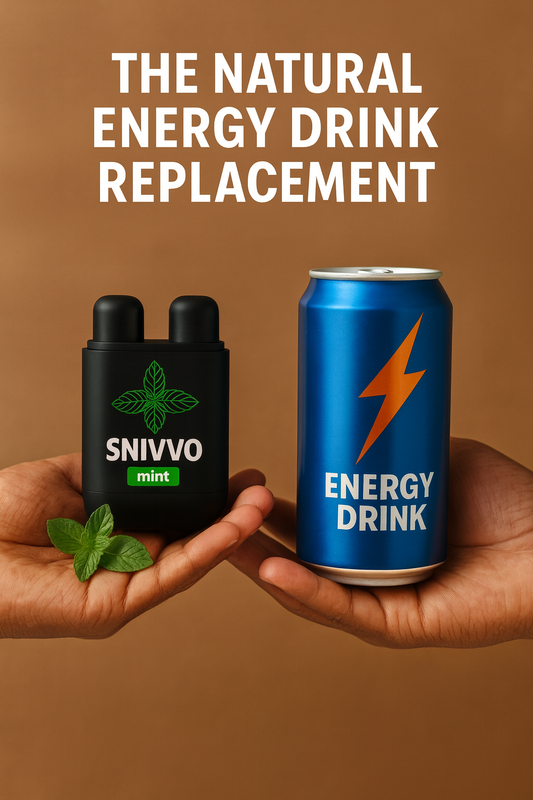 Snivvo Inhaler vs Energy Drink